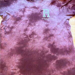 Adults Tie-Dye T-Shirt - Maroon